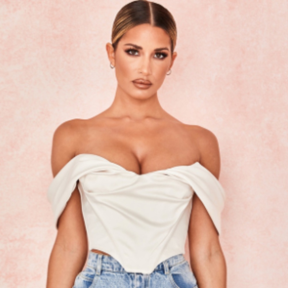 HOUSE OF CB CORSET - SILVA